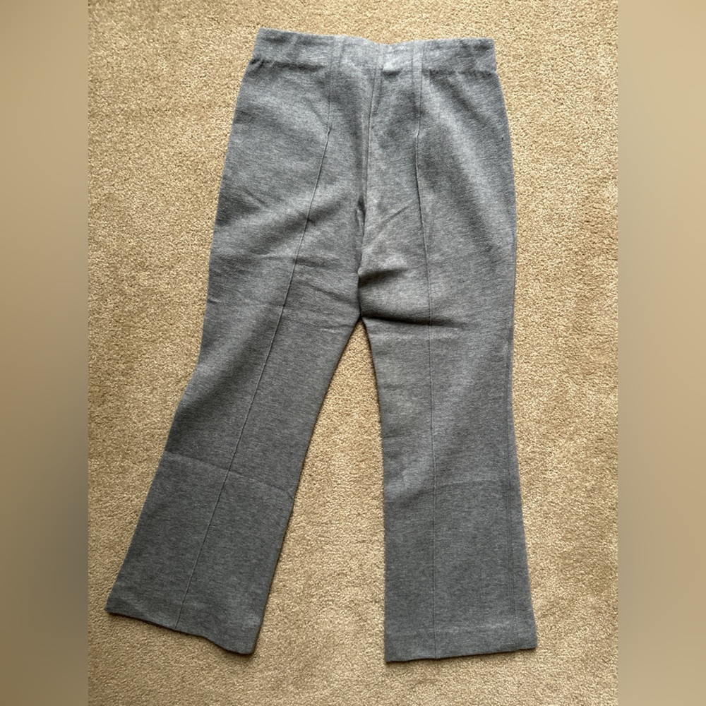 Anthro Double-Knit Cropped Flare Pants - Picture 6 of 7
